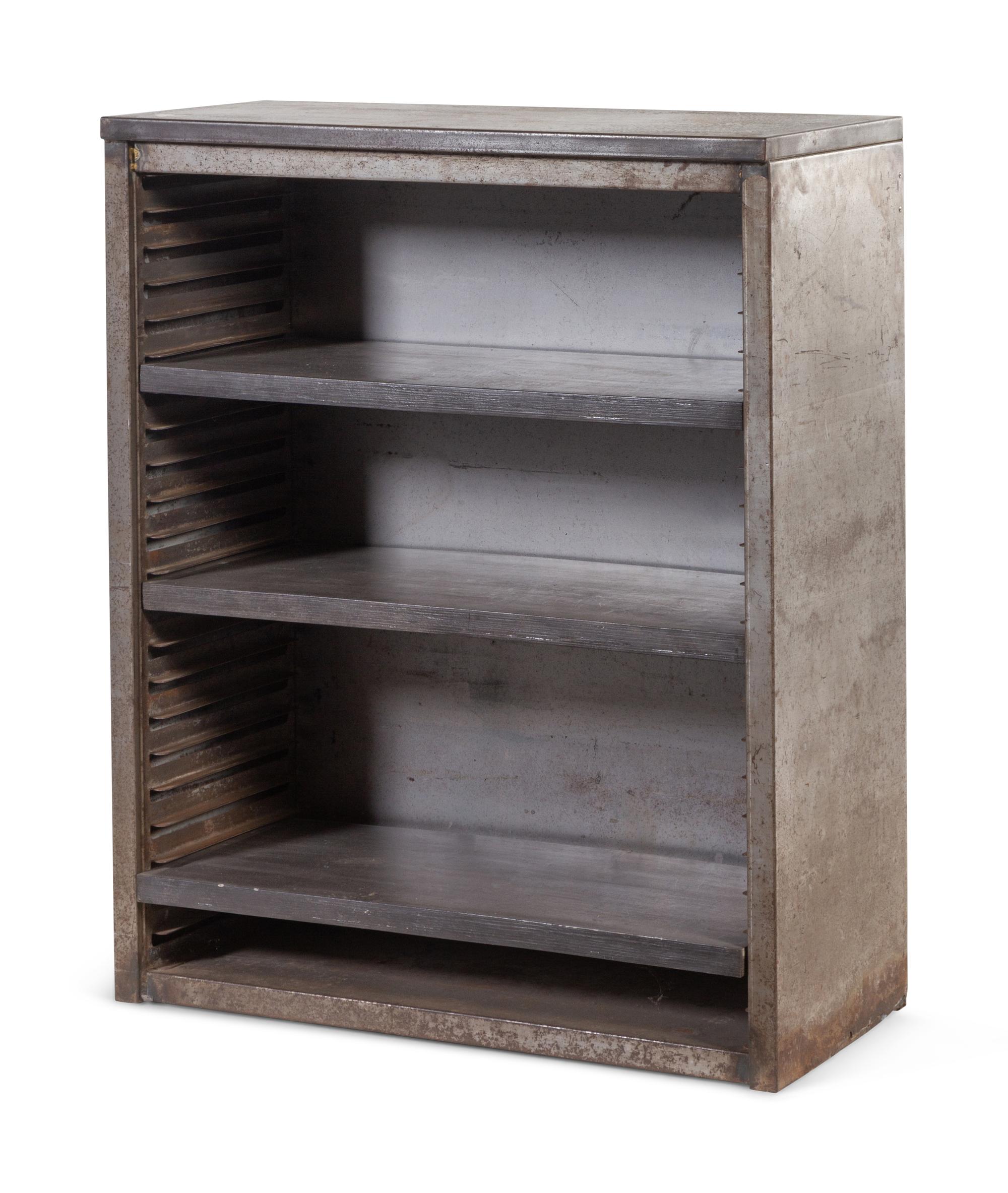 An American Metal Baker's Rack