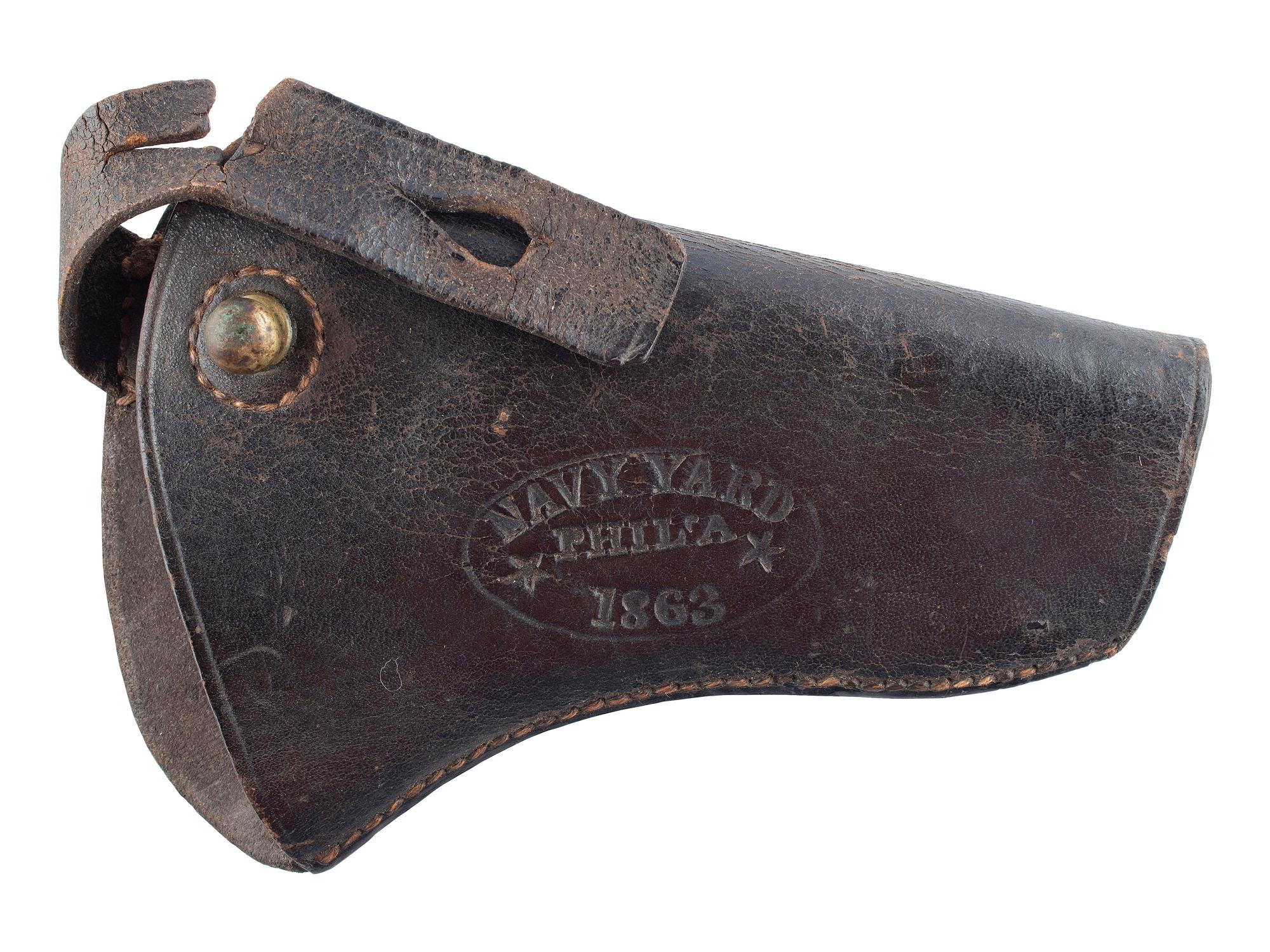 [MILITARIA]. Philadelphia stamped holster.