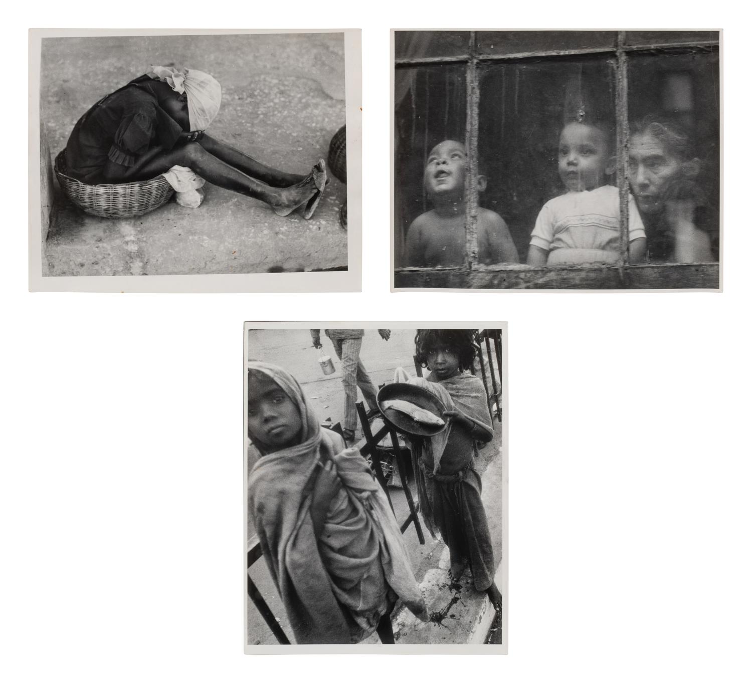 A group of three works