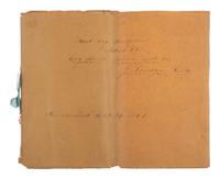 [CIVIL WAR]. Manuscript sermon signed by J. Romeyn Berry, including discussion of the evil of slavery. Kinderhook, NY, 26 September 1861.