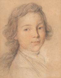 Attributed to Nicolas Bernard Lépicié (French, 1735–1784) — Portrait of a Boy Turned To the Left
