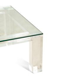 A Contemporary Acrylic and Glass Coffee Table Attributed to Plexi-Craft