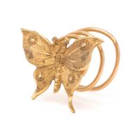 MARIO BUCCELLATI, YELLOW GOLD BUTTERLY PIN
