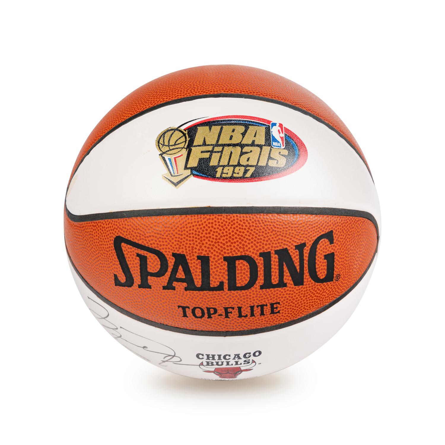 A Michael Jordan Signed Autograph 1997 NBA Finals Basketball (Upper Deck Authenticated)