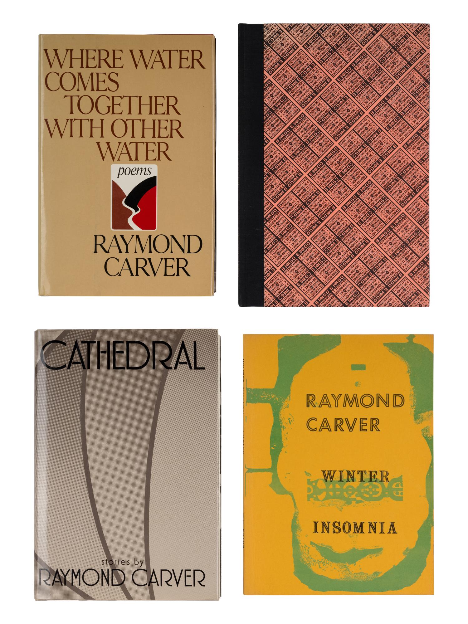CARVER, Raymond (1938-1988). A group of 4 FIRST EDITIONS, SOME SIGNED, comprising: