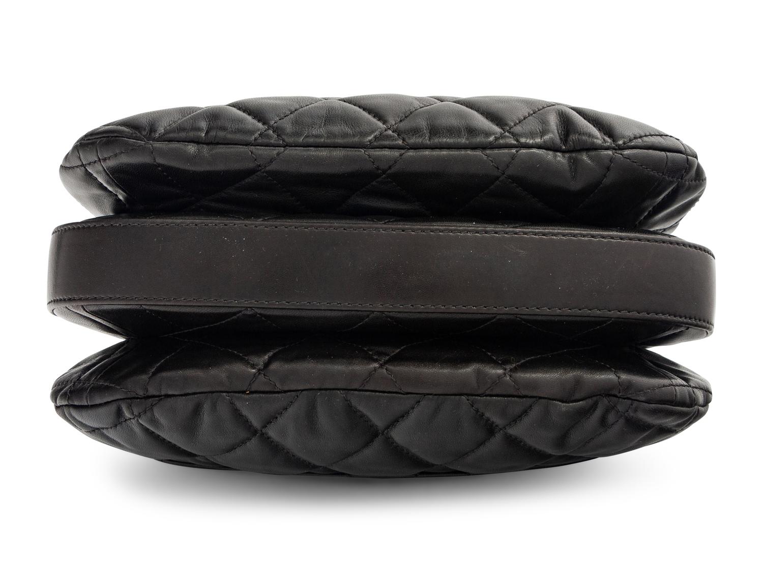 Chanel Quilted Lambskin Leather Triple Compartment Bag, 2011