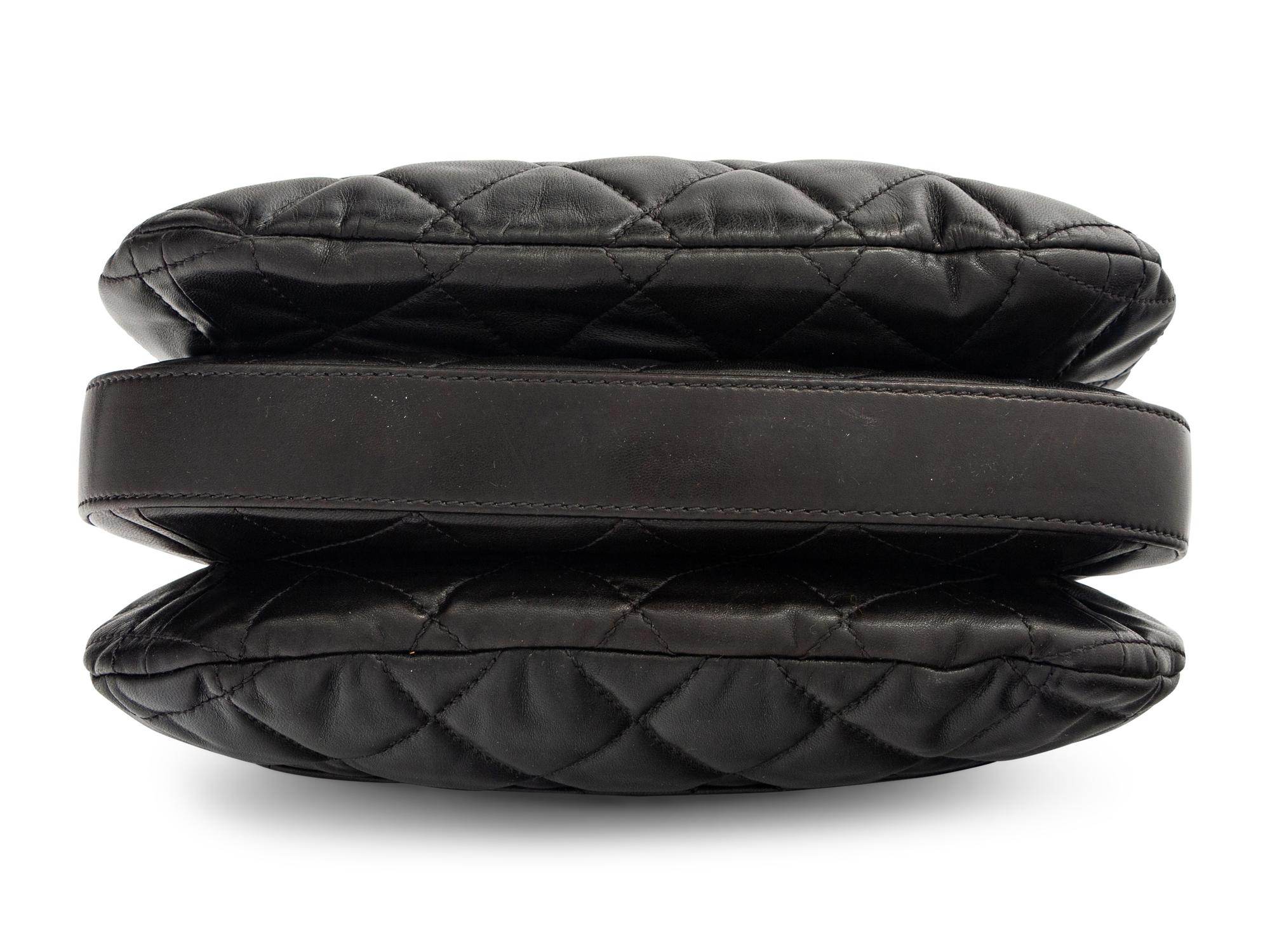 Chanel Quilted Lambskin Leather Triple Compartment Bag, 2011