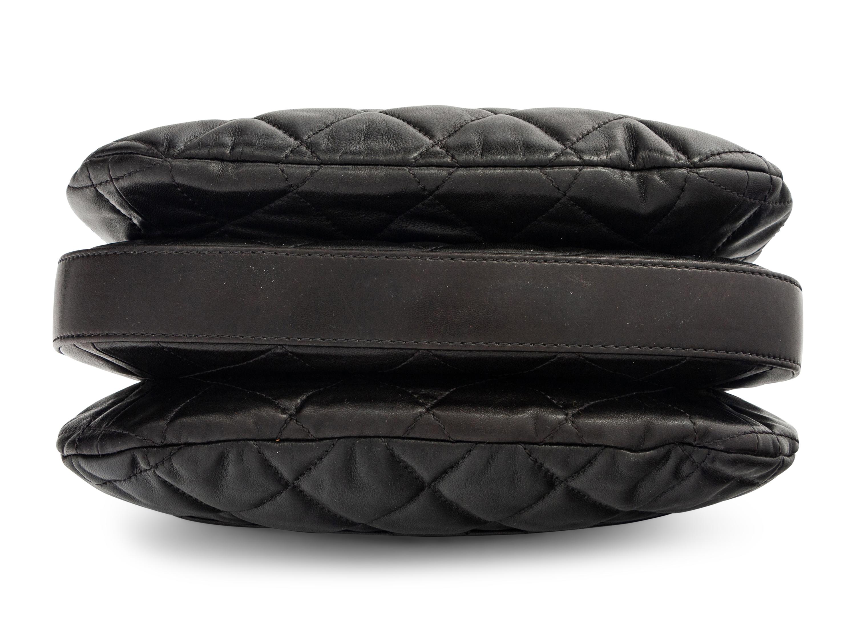Chanel Quilted Lambskin Leather Triple Compartment Bag, 2011