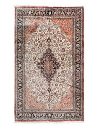 A Qum Silk Rug