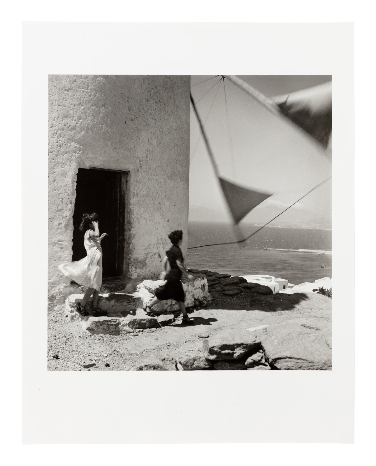 Ernst Haas (1921-1986) Windmill, Greece 1952