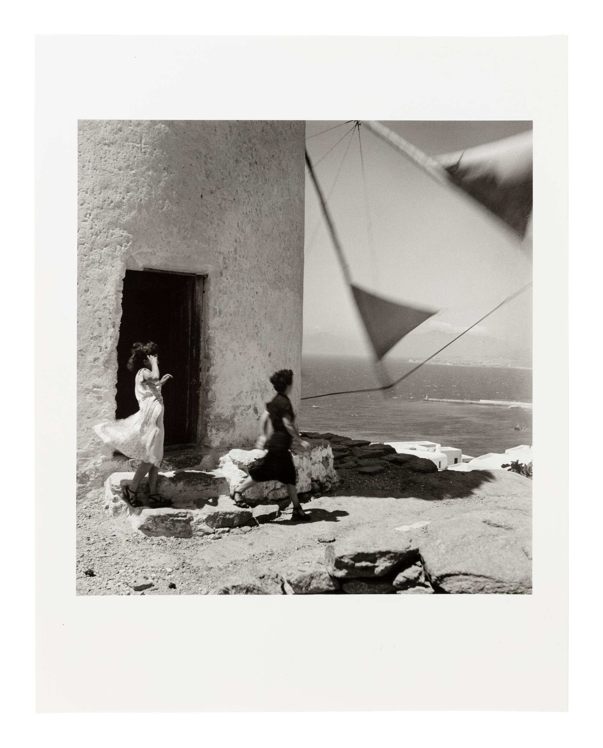 Ernst Haas (1921-1986) Windmill, Greece 1952