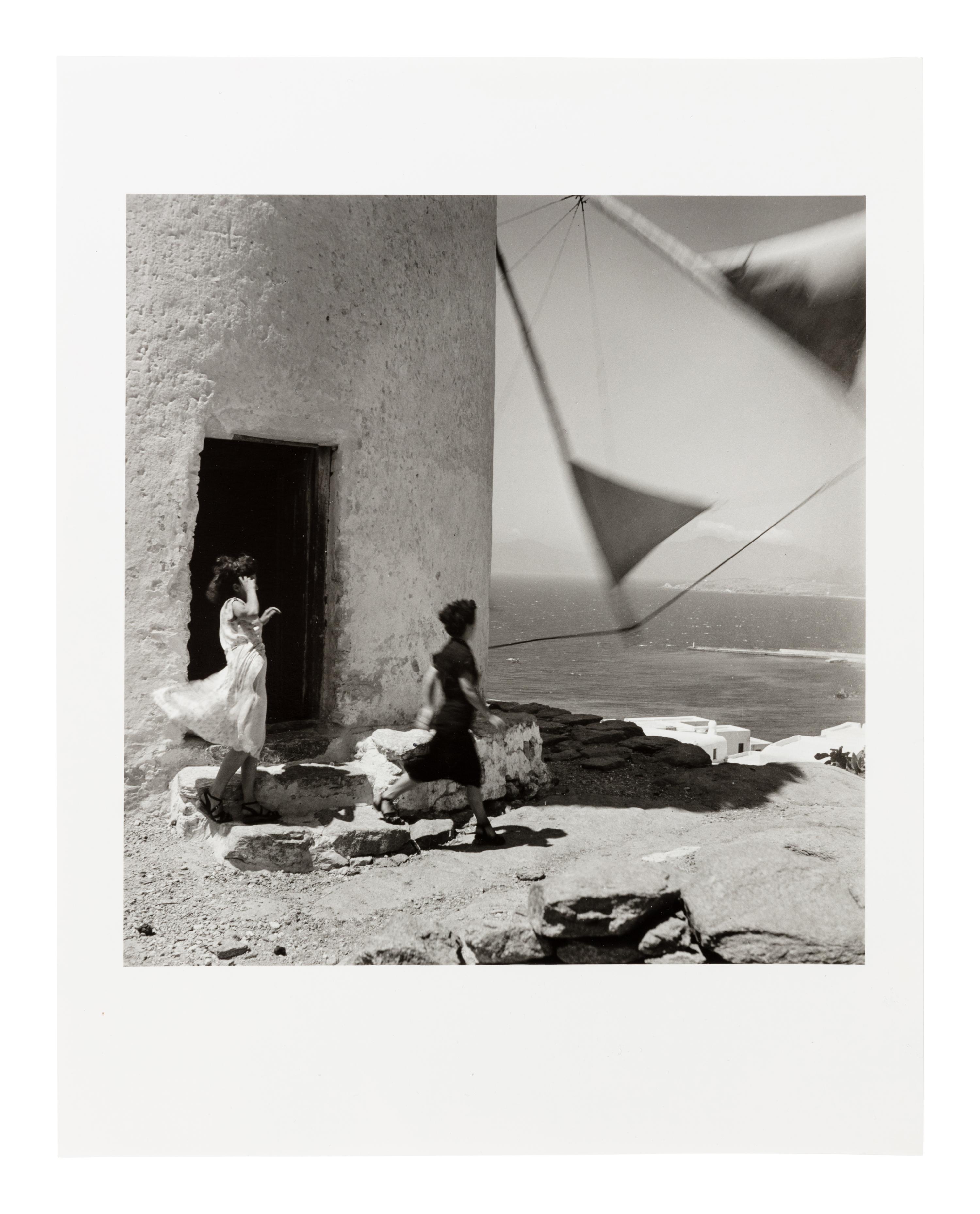 Ernst Haas (1921-1986) Windmill, Greece 1952