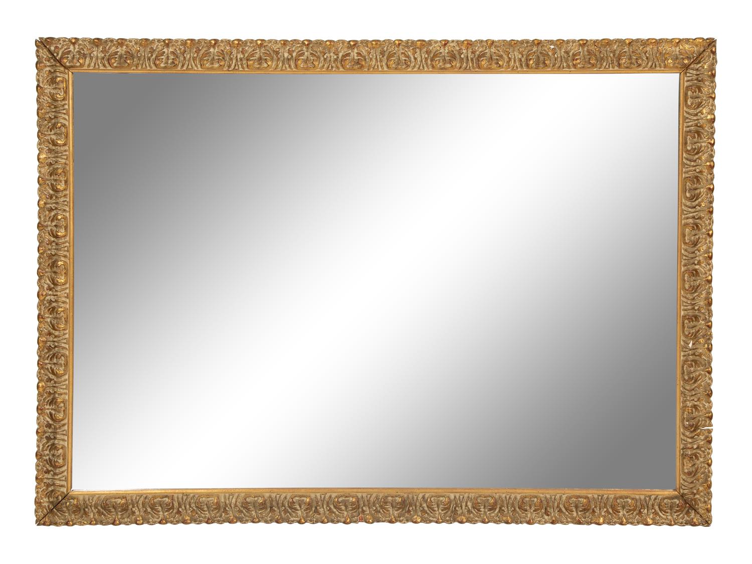 A Giltwood Framed Rectangular Mirror