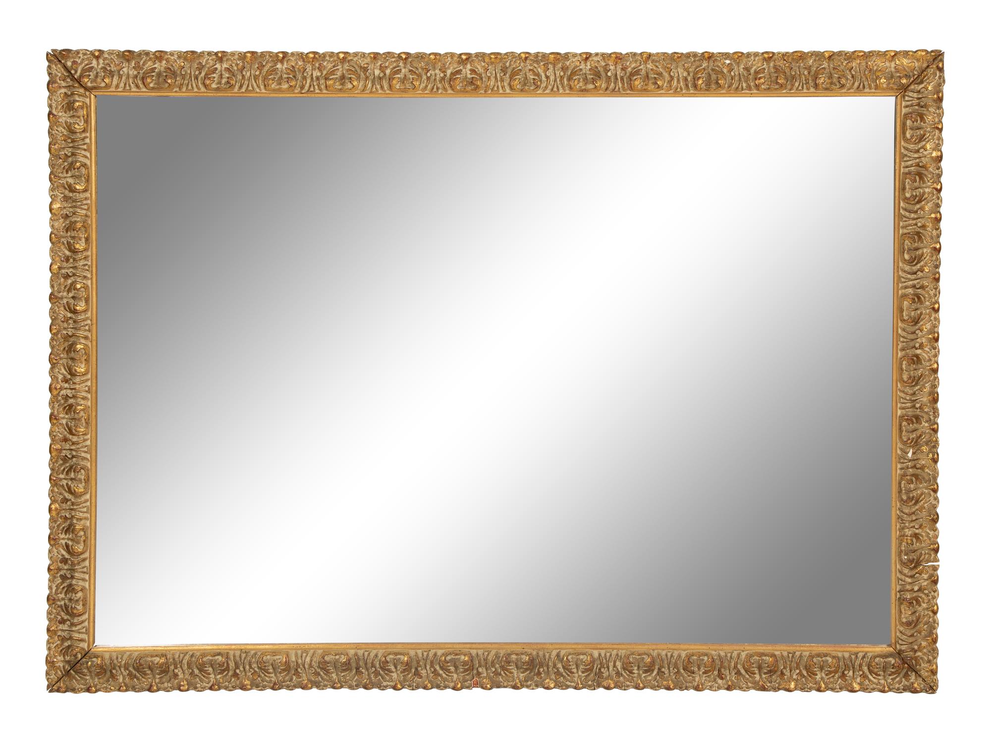 A Giltwood Framed Rectangular Mirror