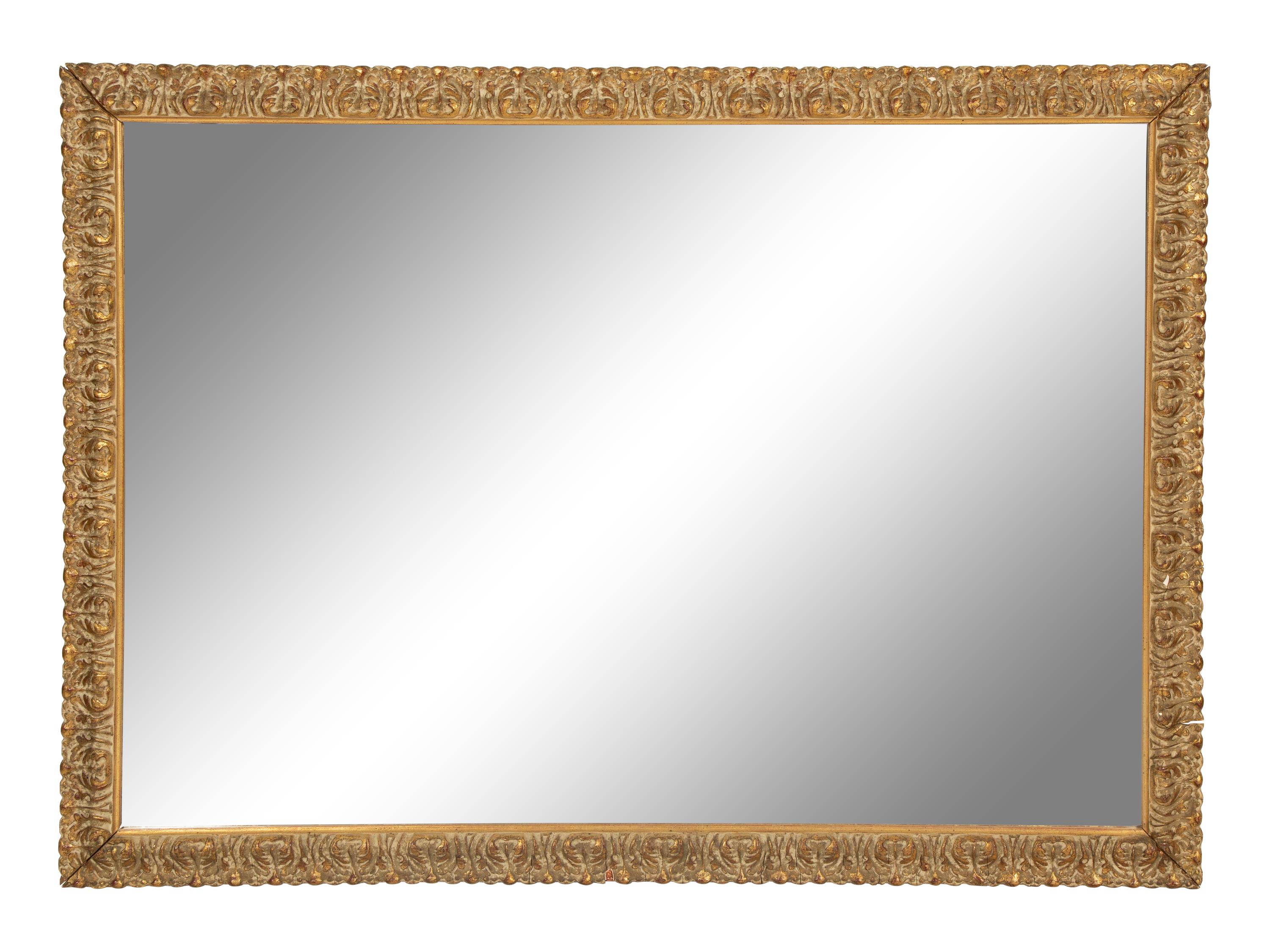 A Giltwood Framed Rectangular Mirror