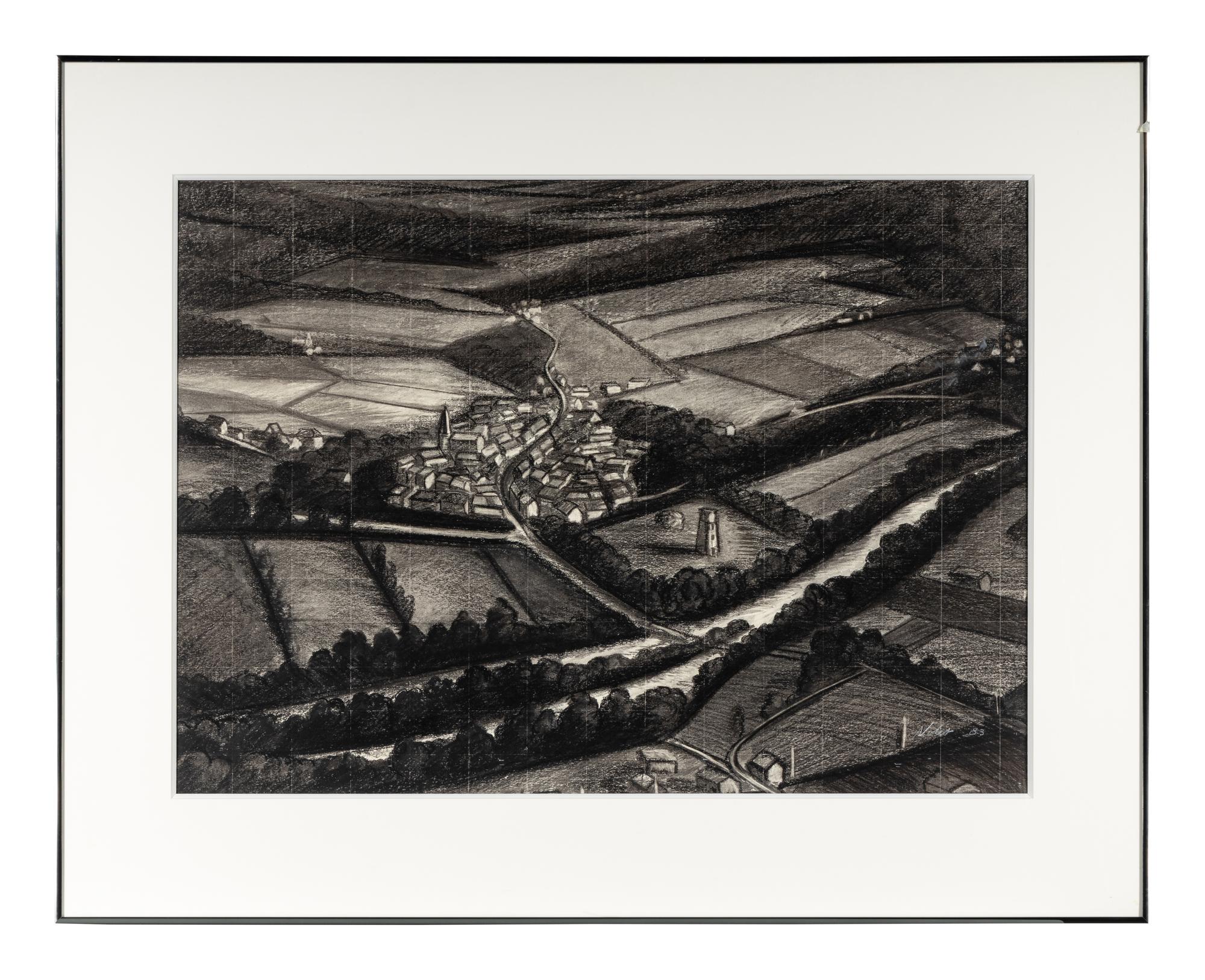 Burgundy Landscape, 1983