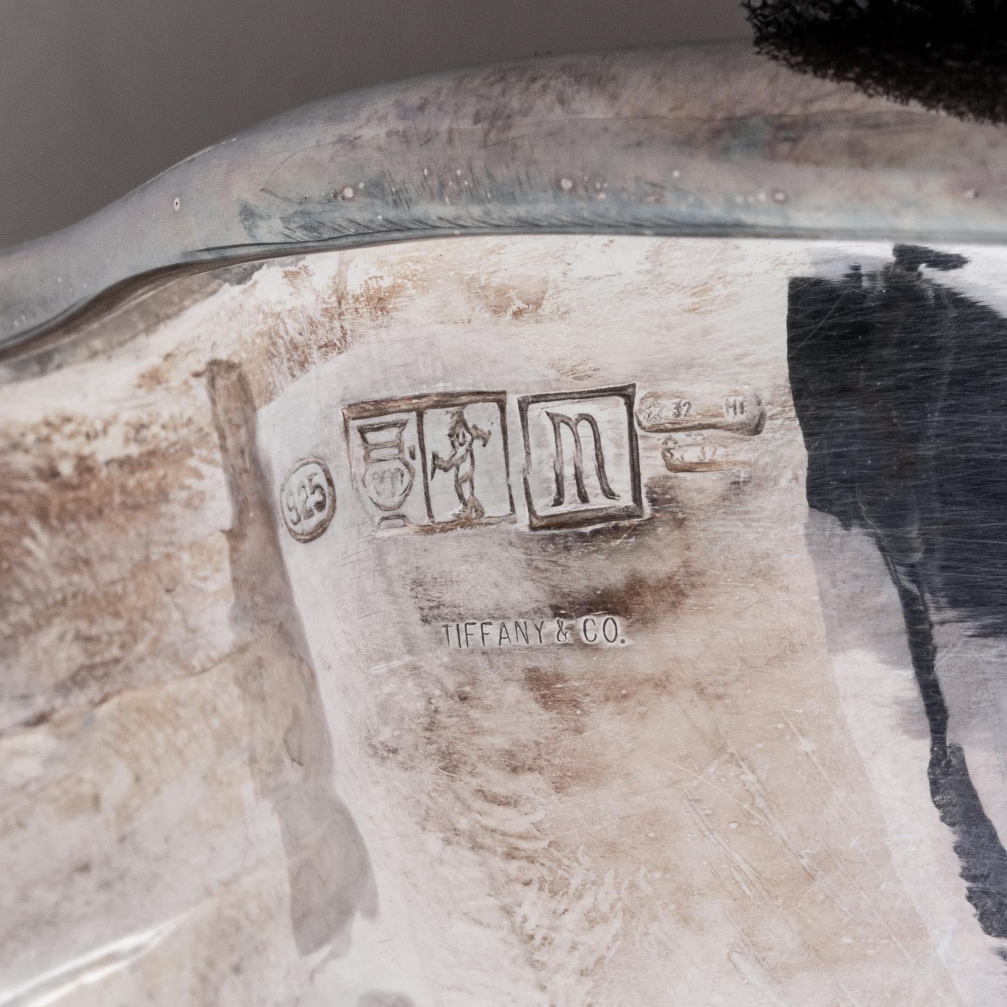 A Tiffany and Co.-Retailed Silver Shell-Form Dish