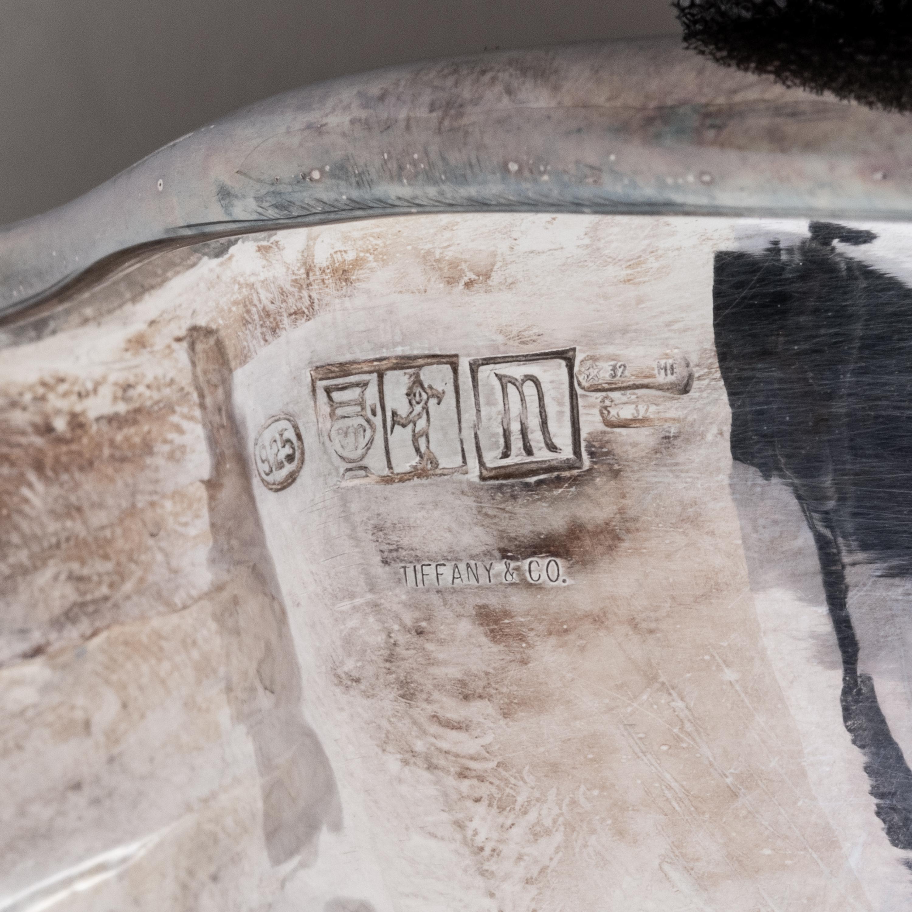 A Tiffany and Co.-Retailed Silver Shell-Form Dish