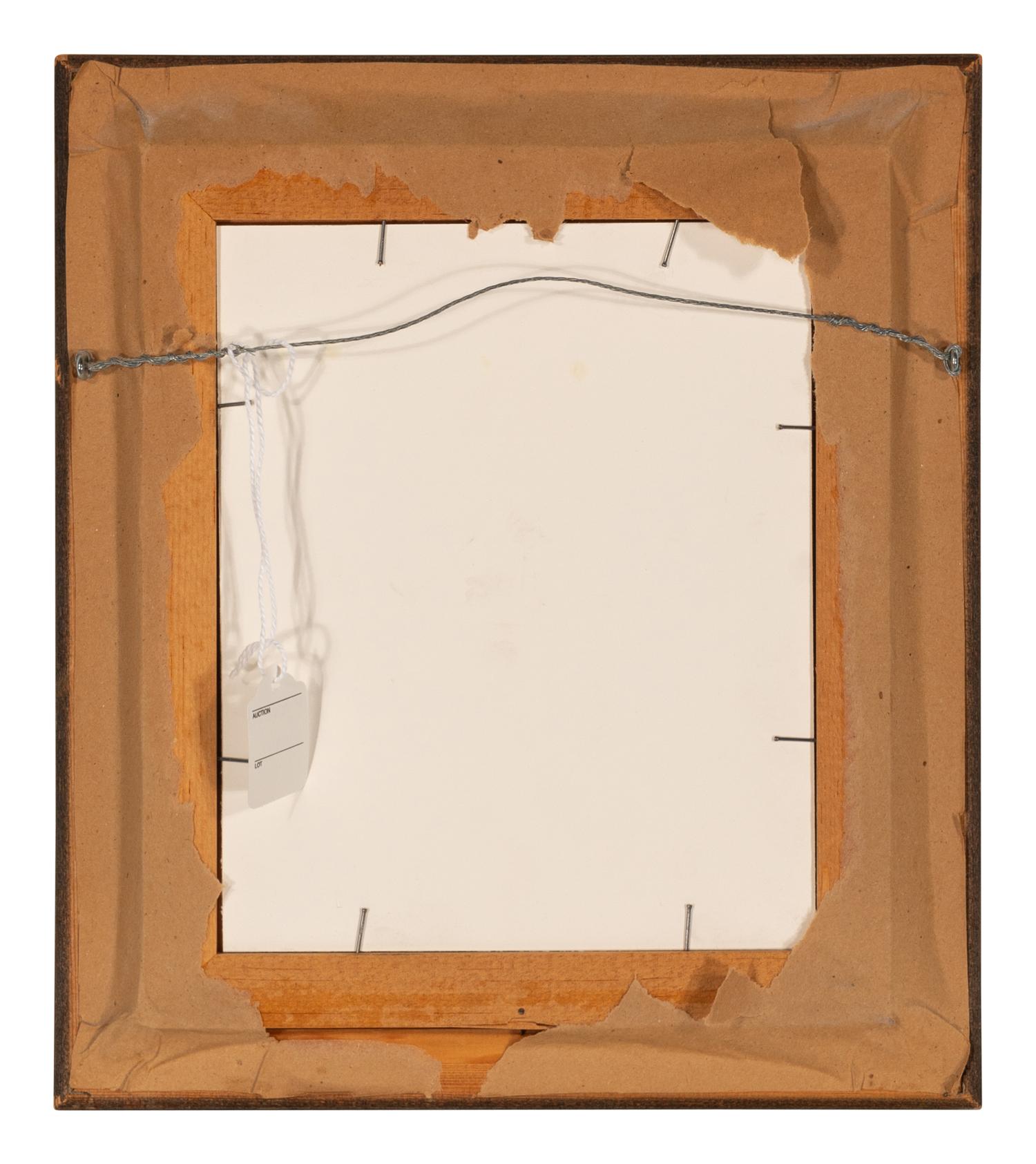 A Painted Porcelain Plaque After Wilhelm Kray