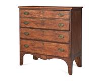 A Federal Painted and Grained Chest of Drawers, Manner of Thomas Matteson, South Shaftsbury, Vermont, Circa 1820