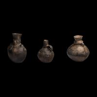 Three Chimu Blackware Vessels