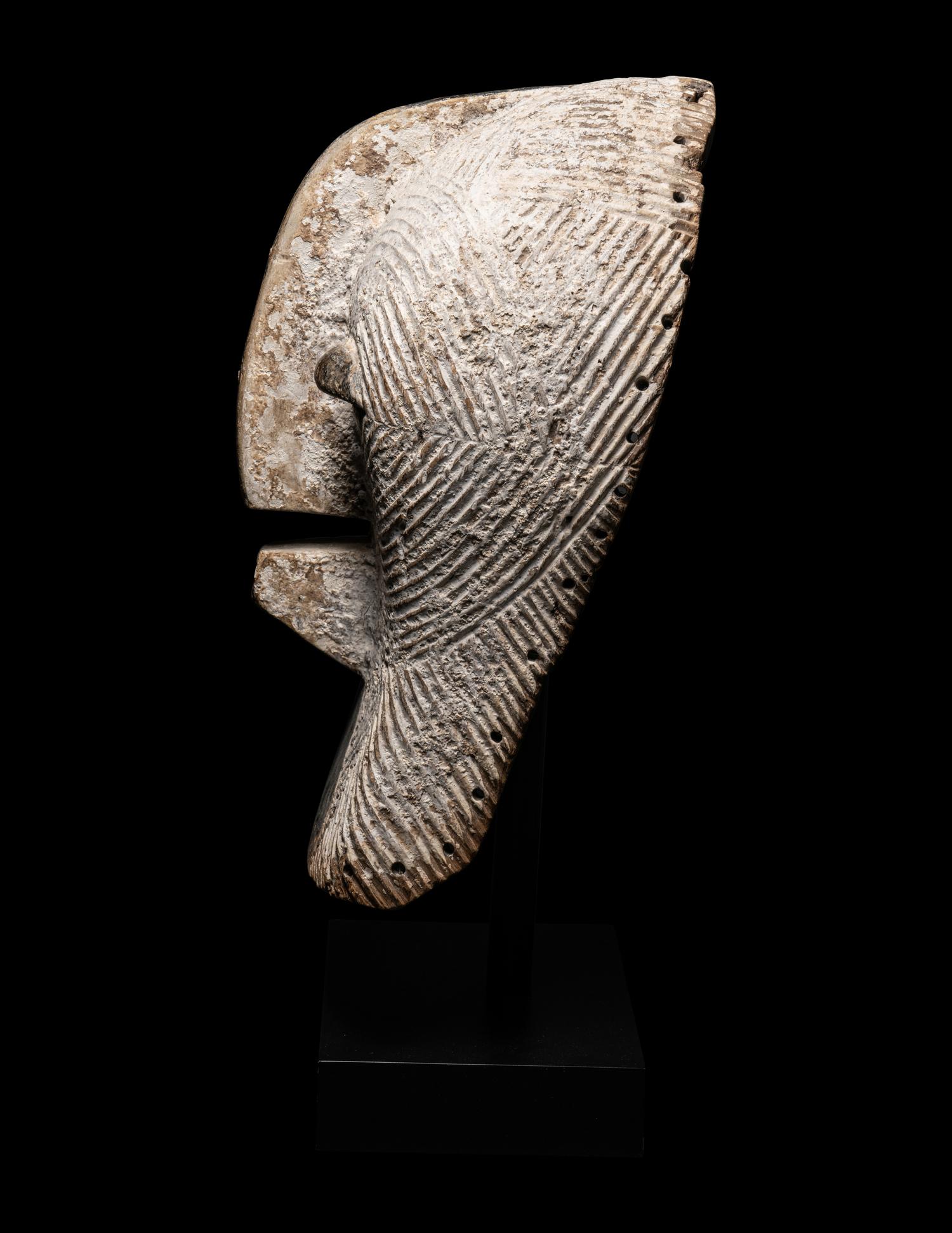 A Songye Wood Female Mask (Kifwebe)