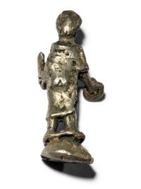 A Roman Silver Votive Figure