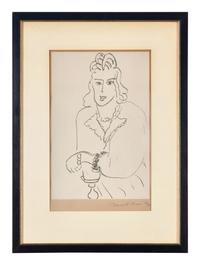 Jeune Femme Coiffure Louis XV from Poèmes de Charles D’Orléans , 1942