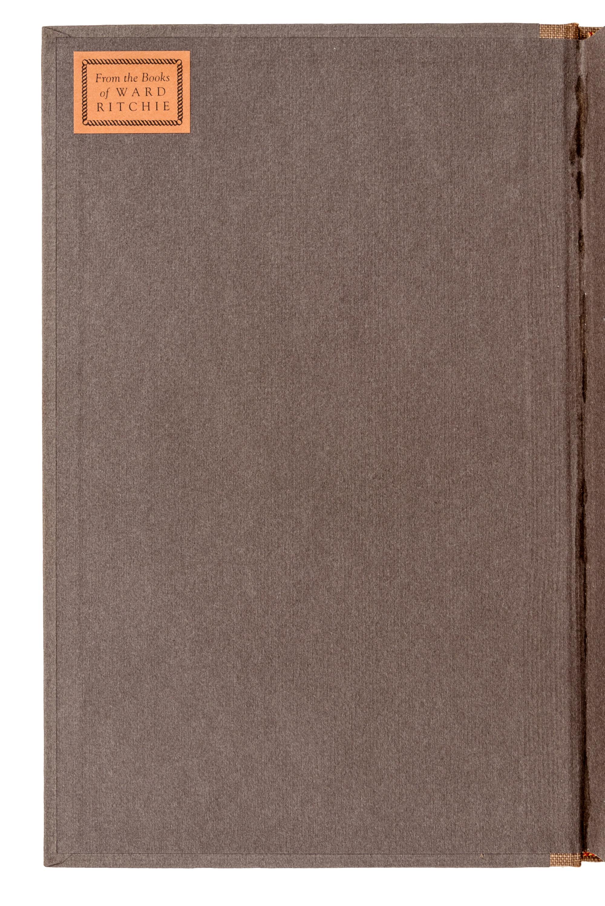 [FINE PRESS] -- [WARD RITCHIE PRESS & WARD RITCHIE’S COPIES]. A group of 14 works in 16 volumes, including: