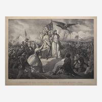 Christopher Kimmel (American, 1830-1872) The Outbreak of the Rebellion; together with a companion