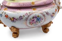 A Dresden Porcelain Figural Tureen