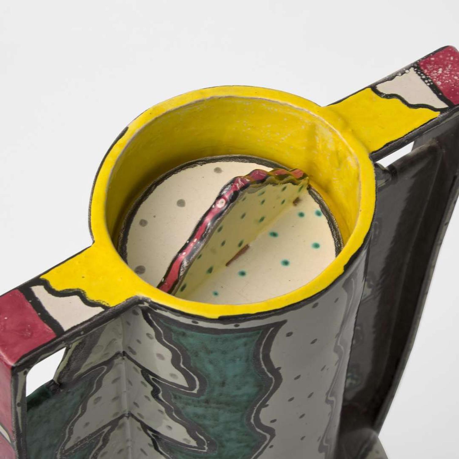 Andrea Gill (American, b. 1948) Monumental Lidded Vessel, USA, circa 1990