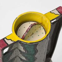 Andrea Gill (American, b. 1948) Monumental Lidded Vessel, USA, circa 1990