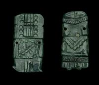 Two Maya Jade Pendants