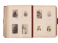 [Mexico - Early Photography]. Second Mexican Empire, CDV album documenting the reign of Maximilian I of Mexico, ca 1864-1867.