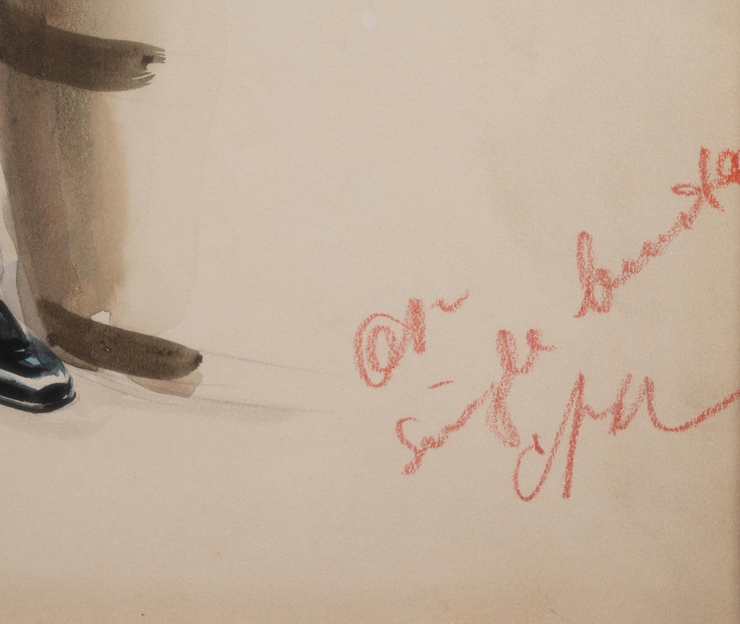 Four Conceptual Costume Illustrations from Cecil B. DeMille Films, 1935-1956