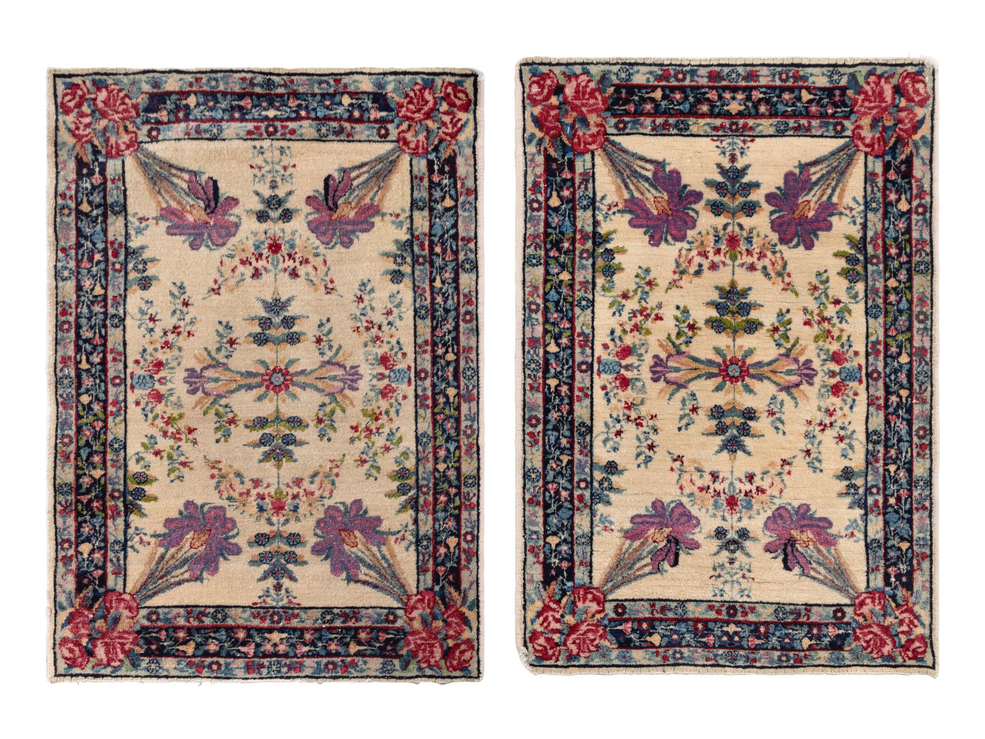 A Pair of Kirman Mats