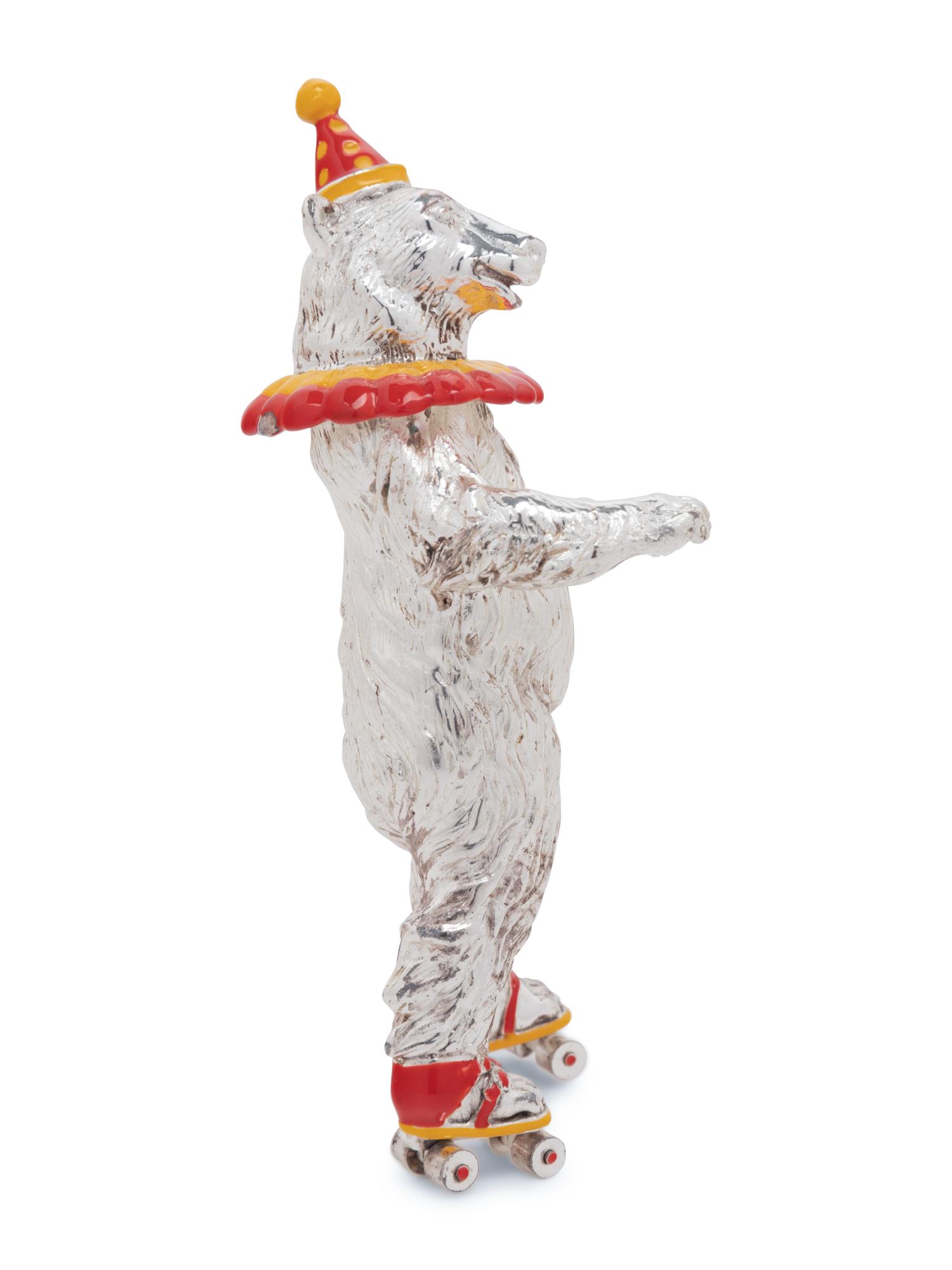A Tiffany & Co. Silver and Enamel Figure
