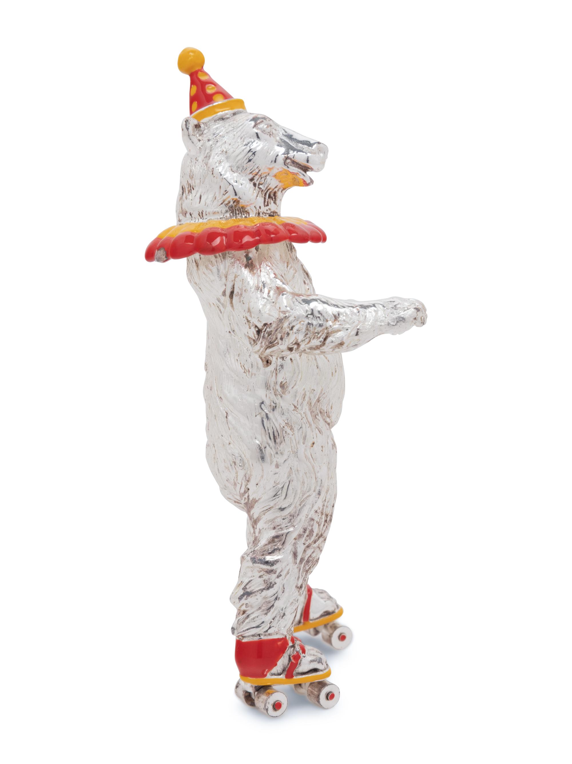 A Tiffany & Co. Silver and Enamel Figure