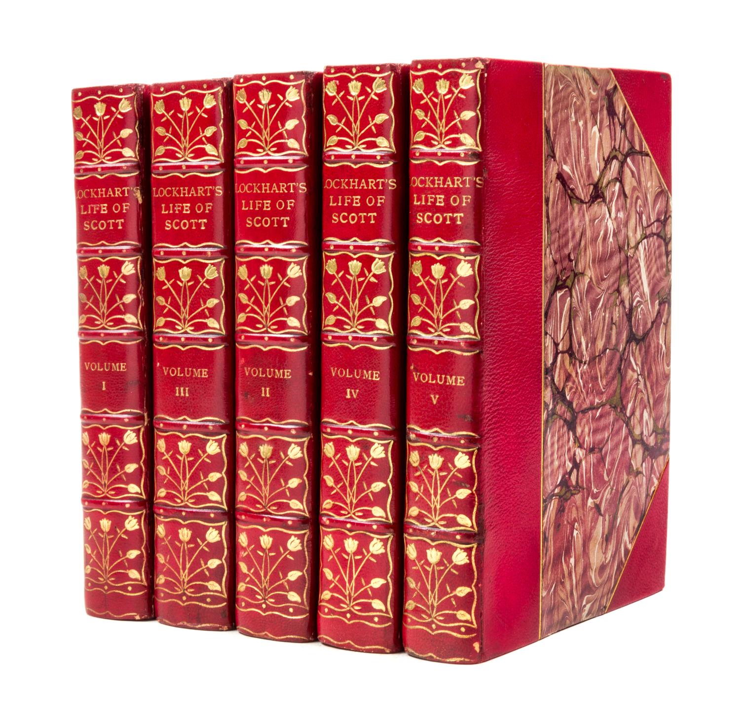 (SCOTT, SIR WALTER) LOCKHART, JOHN GIBSON. Memoirs of the Life of Sir Walter Scott. London, 1901.