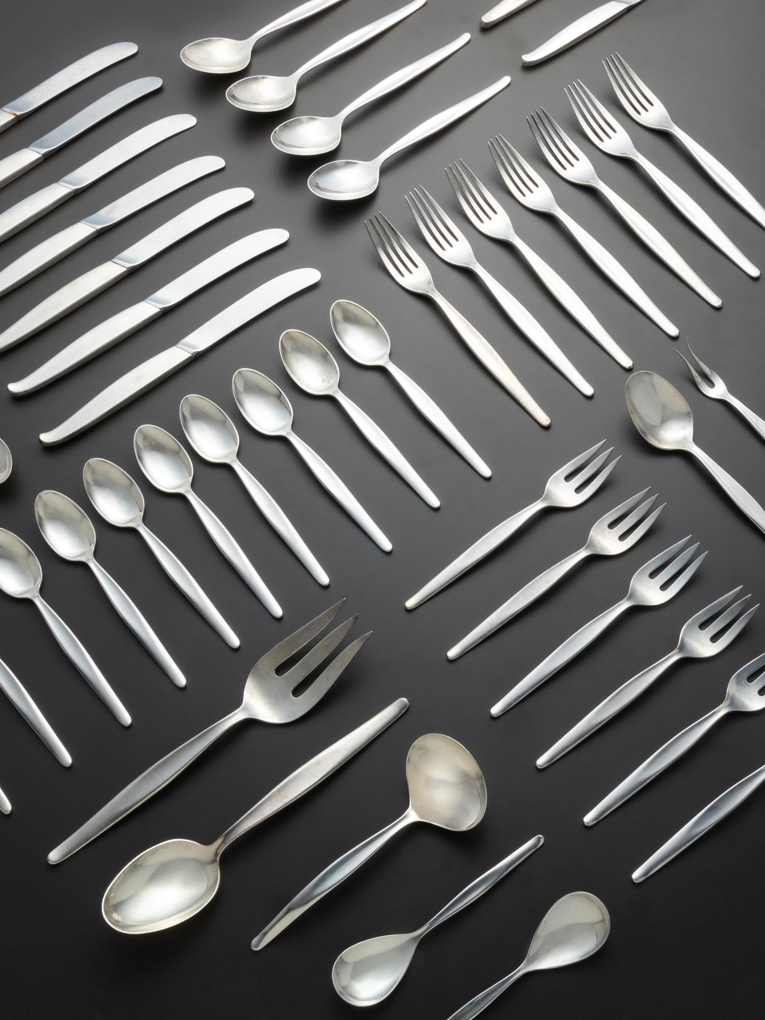 'Contour' Flatware Service, c. 1950 Towle, USA
