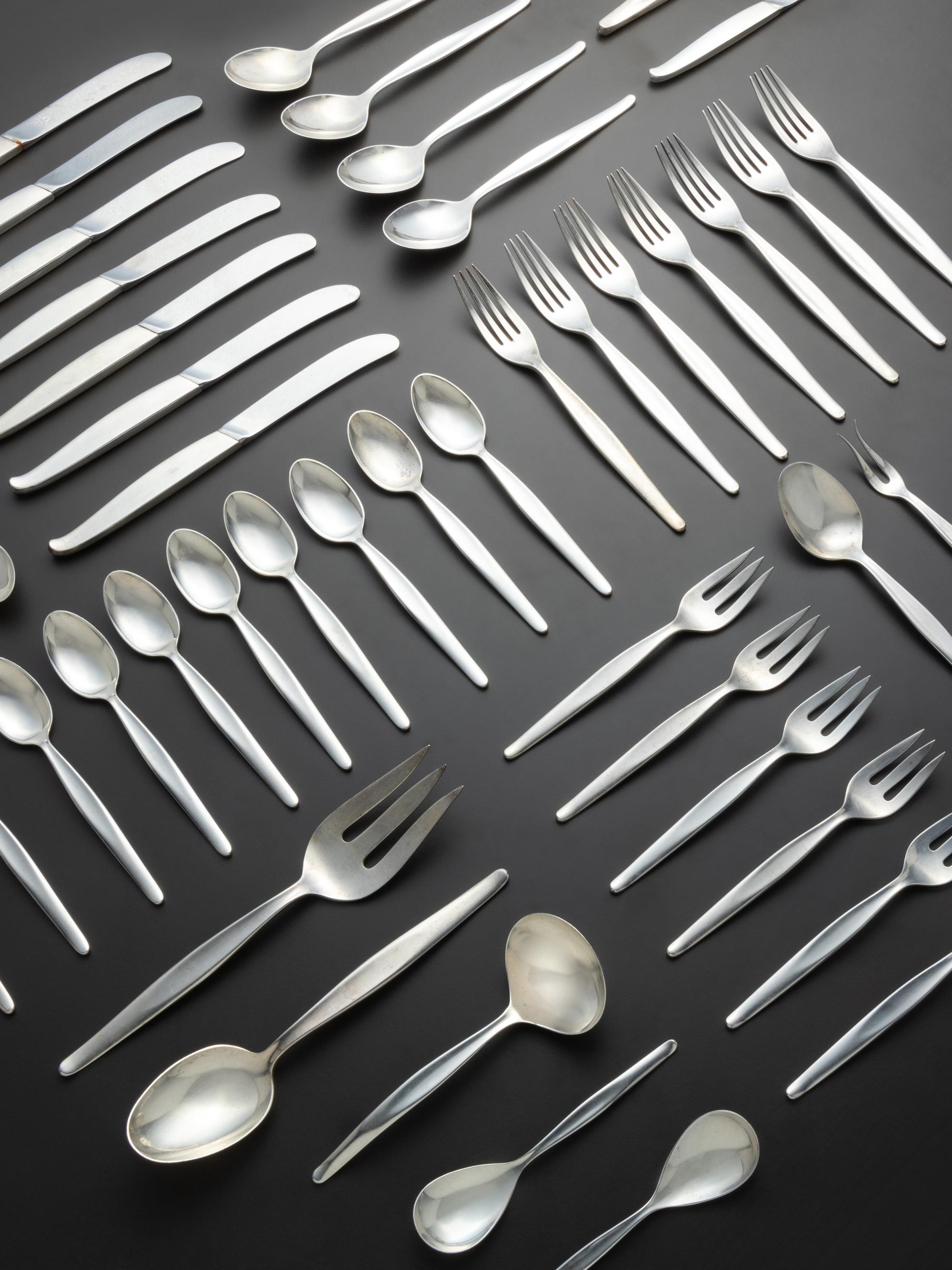 'Contour' Flatware Service, c. 1950 Towle, USA