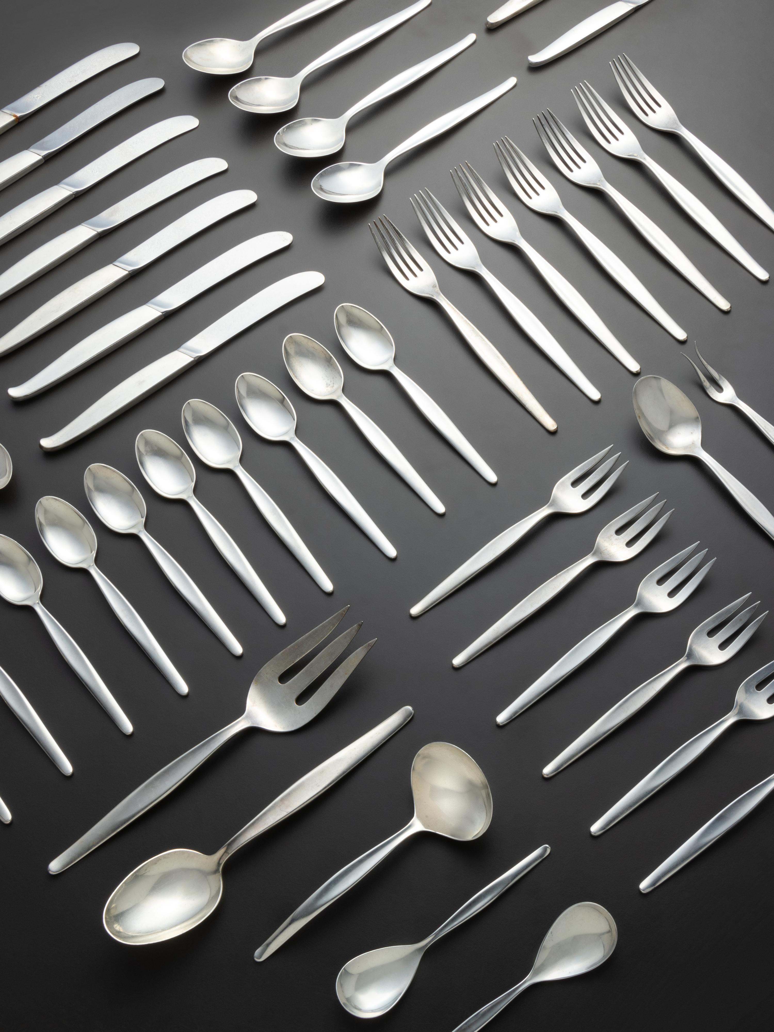 'Contour' Flatware Service, c. 1950 Towle, USA