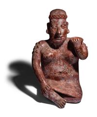 A Colima Seated Figure