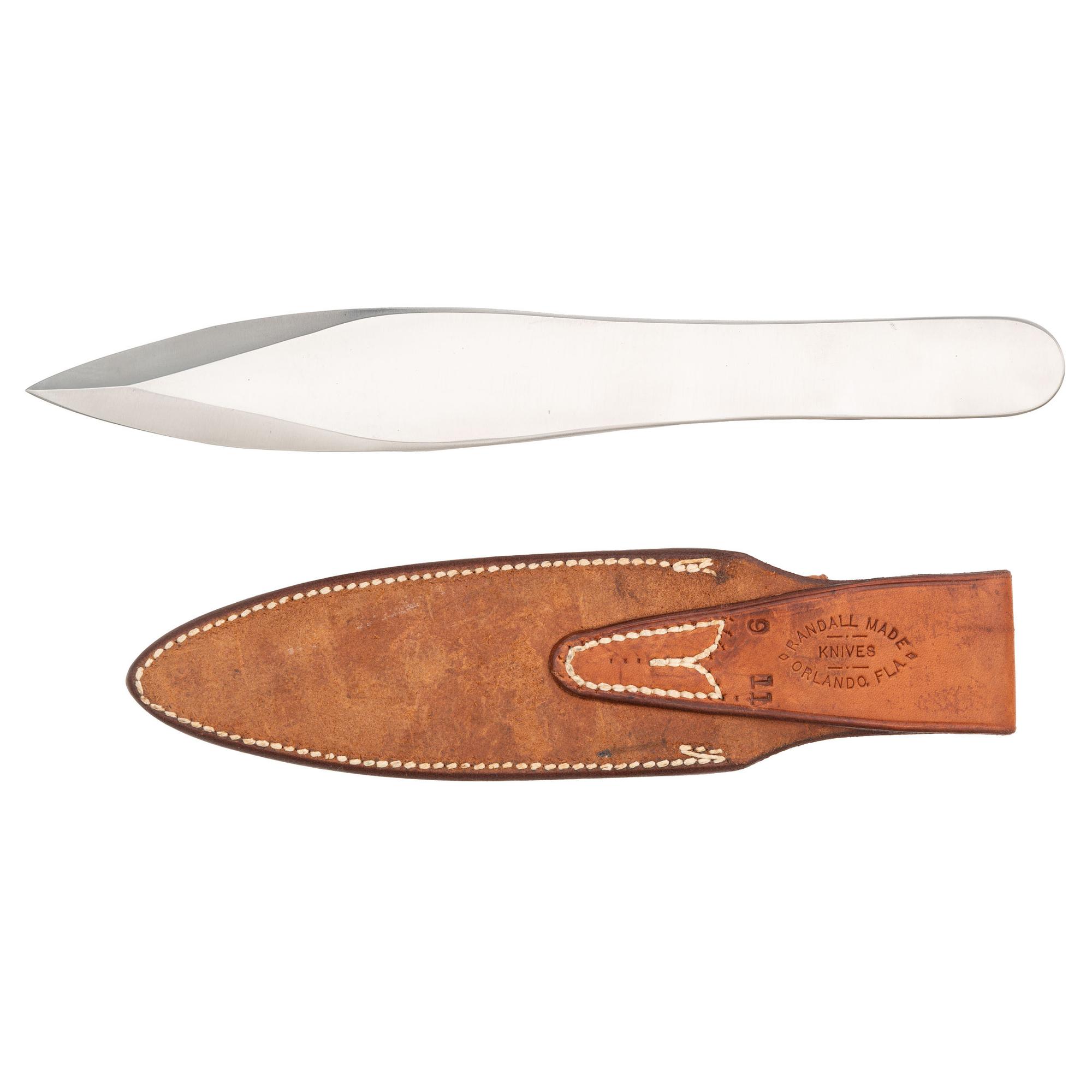 Randall Made Model 8 Throwing Knife with Sheath