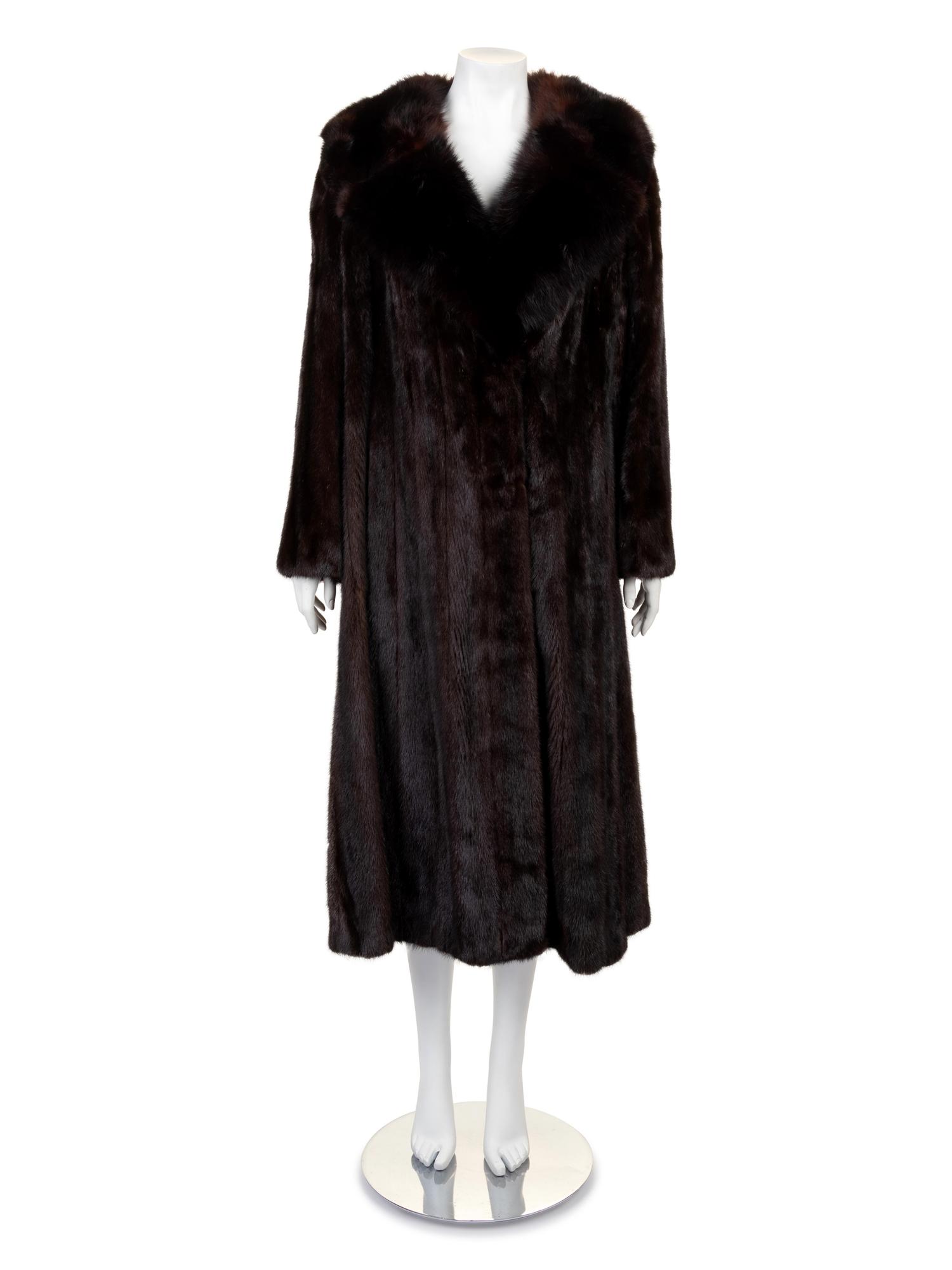 Revillon Mink Fur Coat, 1980-90s