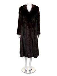 Revillon Mink Fur Coat, 1980-90s
