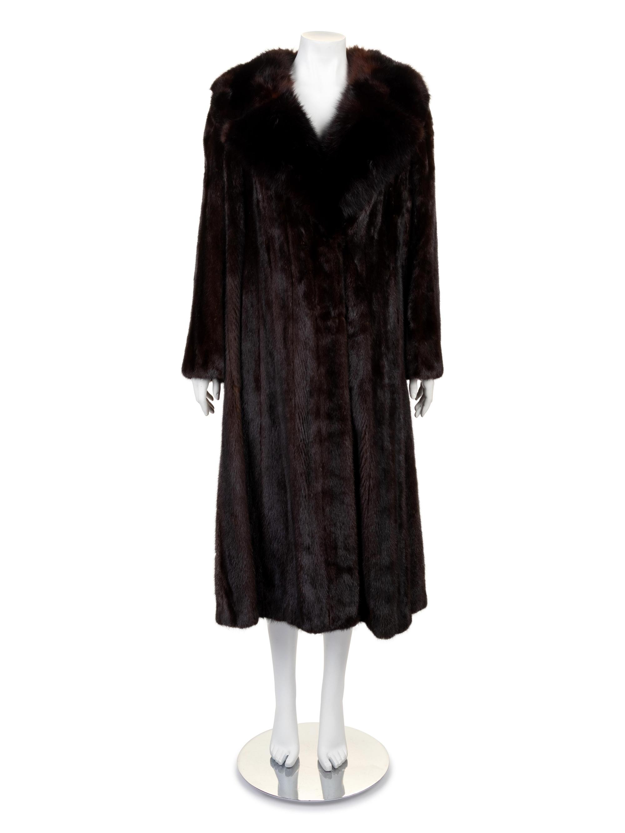 Revillon Mink Fur Coat, 1980-90s
