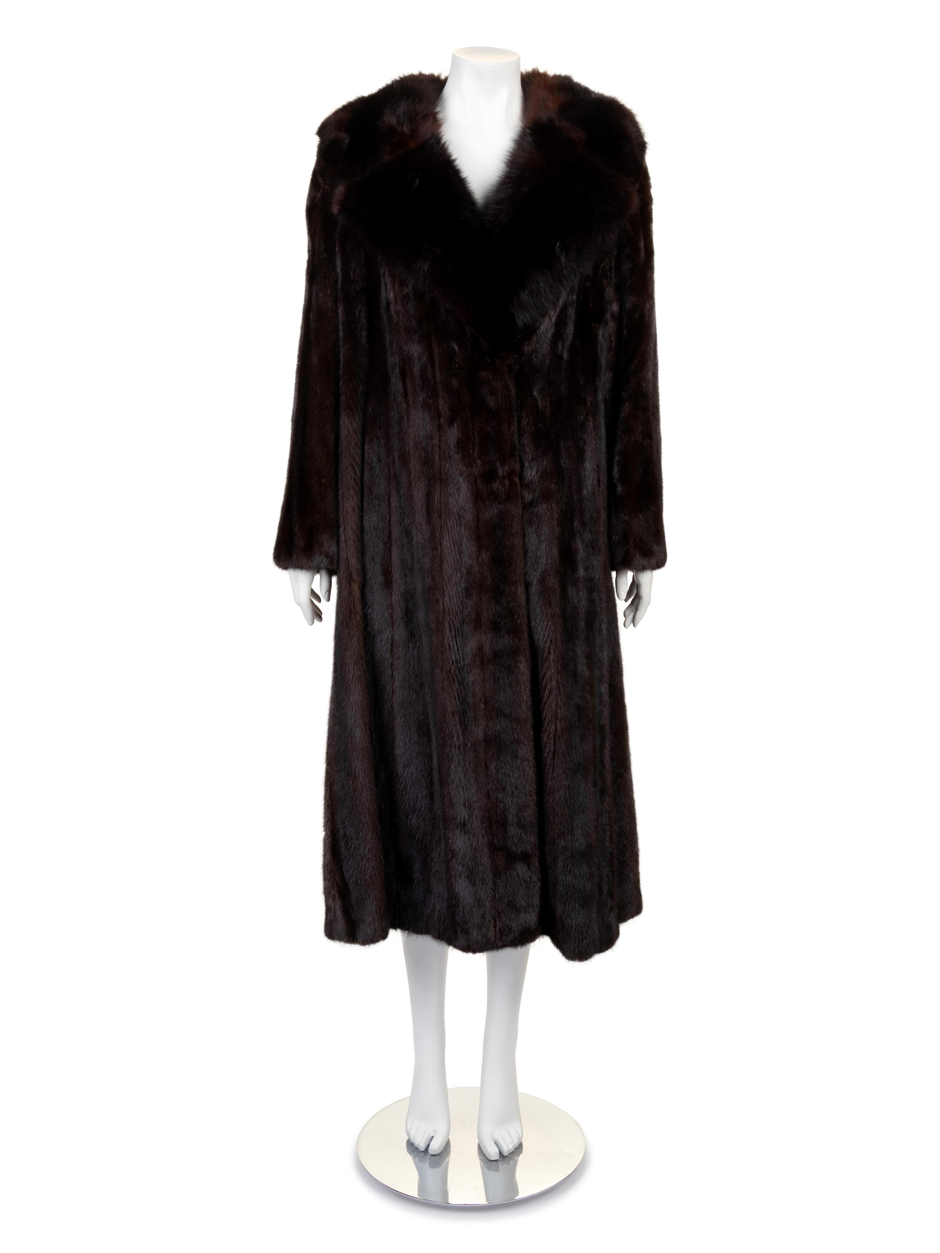 Revillon Mink Fur Coat, 1980-90s