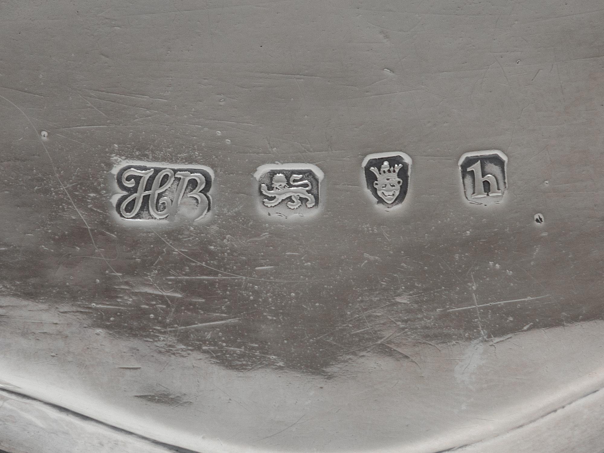 A Hester Bateman George III Silver Teapot on Stand and Pap Boat
